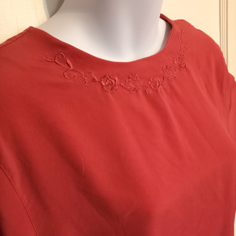 🛍️ BUNDLE ONLY 🛍️ Mauve Boxy Short Sleeve Blouse - Picture 2 of 7